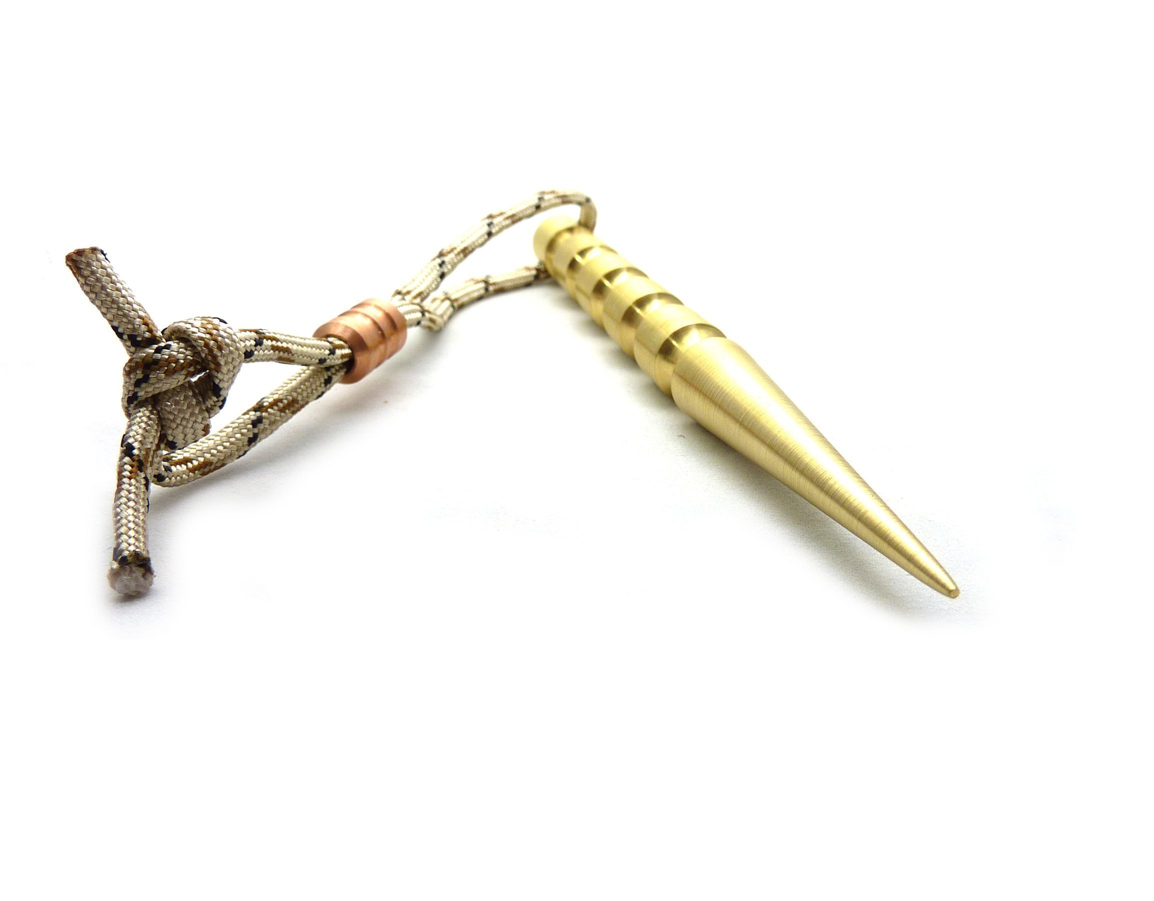 MARLIN SPIKE FID - BRASS - KNOTTING TOOL - HAND MACHINED IN THE USA