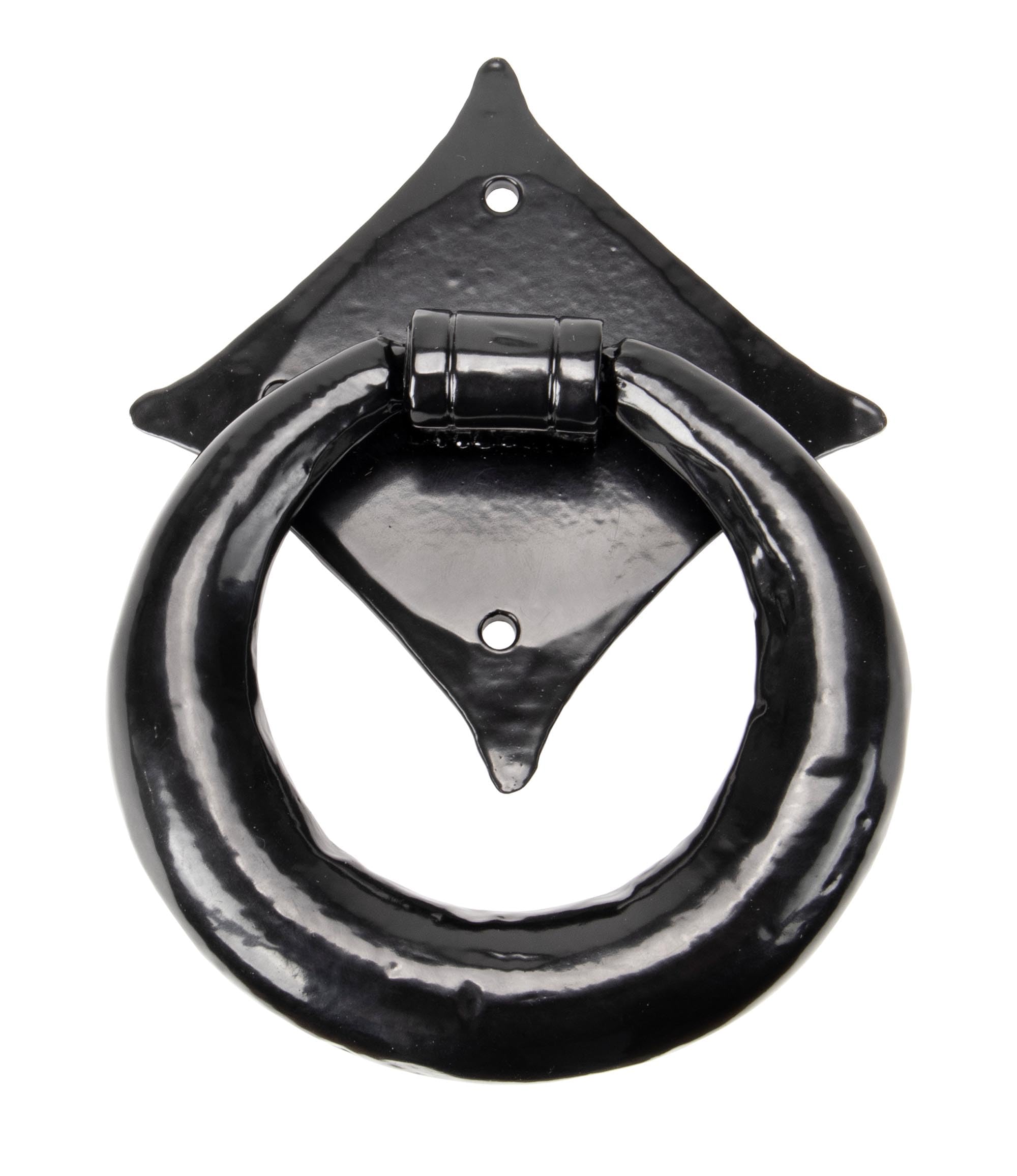 From The Anvil Black Ring Door Knocker