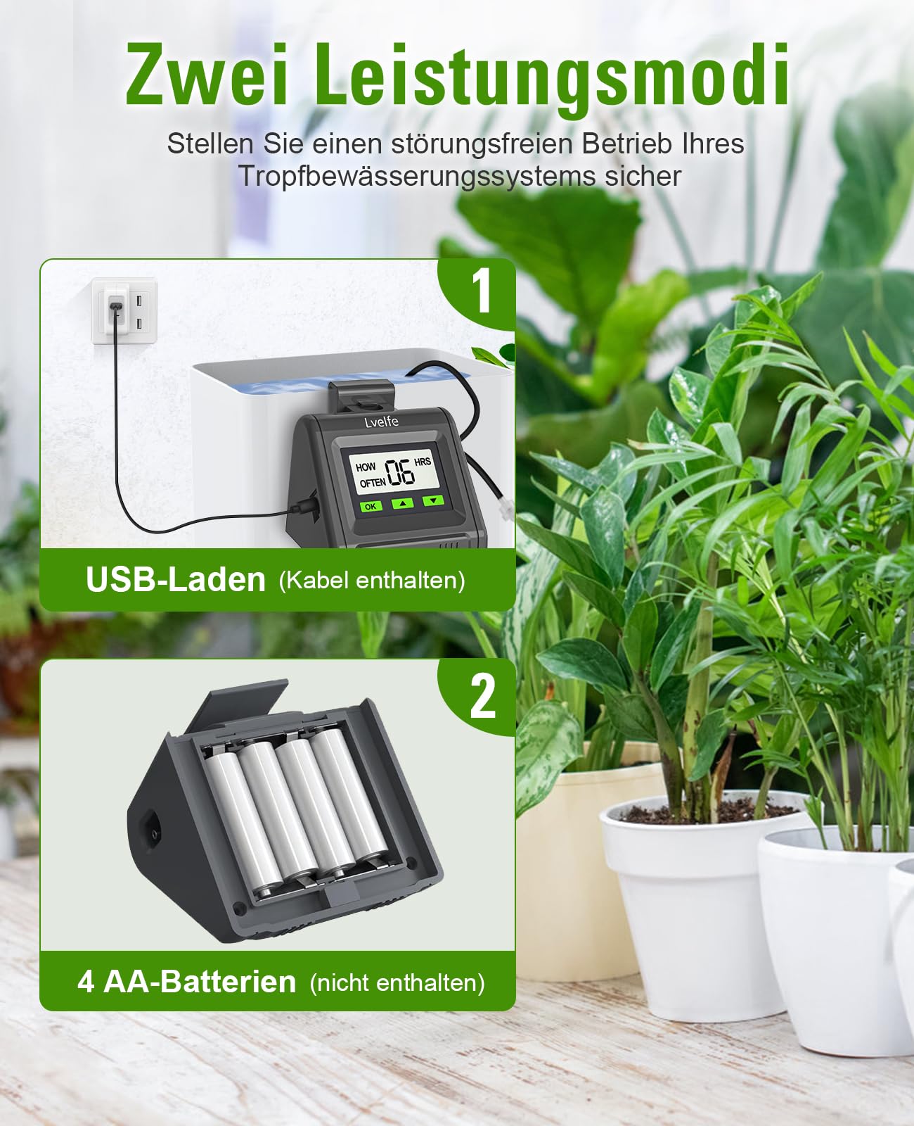 20 Stück Pflanzenbewässerungssystem - Automatische Tropfbewässerung Mit Einstellbarem Ventil