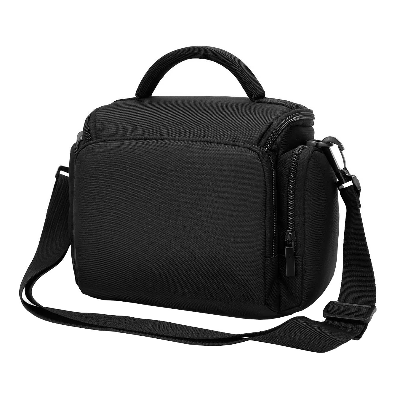 XSY Men DSLR Camera Bag Photography Shoulder Sling Messenger for Canon Nikon Black 8.7 x 5.1 x 7.1 Inches