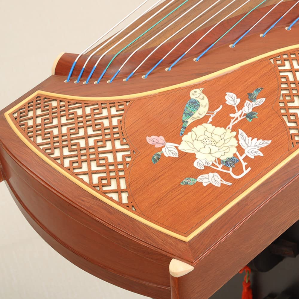 YXSH Guzheng gra z czystego litego drewna Guzheng mahoń palisander Performance Sumu Guqin