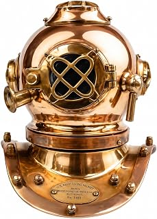 Deep Diving Scuba Style Vintage Retro Mini Divers Helmet Costume Collectibles Divers Diving Helmet Rustic Vintage Home Decor Gifts