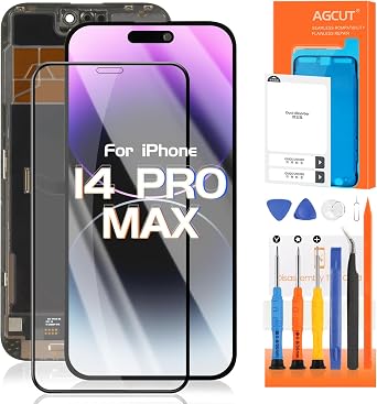 AMOLED for iPhone 14 Pro Max Screen Replacement for iPhone 14 Pro Max LCD Display A2894 A2651 A2893 A2895 Screen Digitizer Touch Assembly Repair Part Original