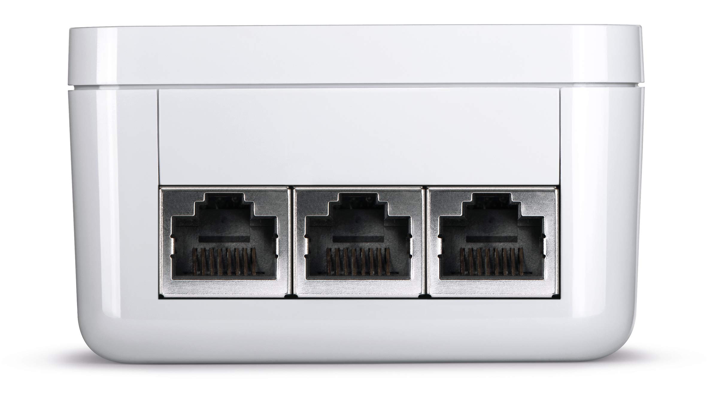 Devolo Magic 2 LAN triplo adattatore complementare per una rete domestica stabile tramite cavi di corrente, tecnologia G.hn, 3 connessioni LAN Gigabit, bianco
