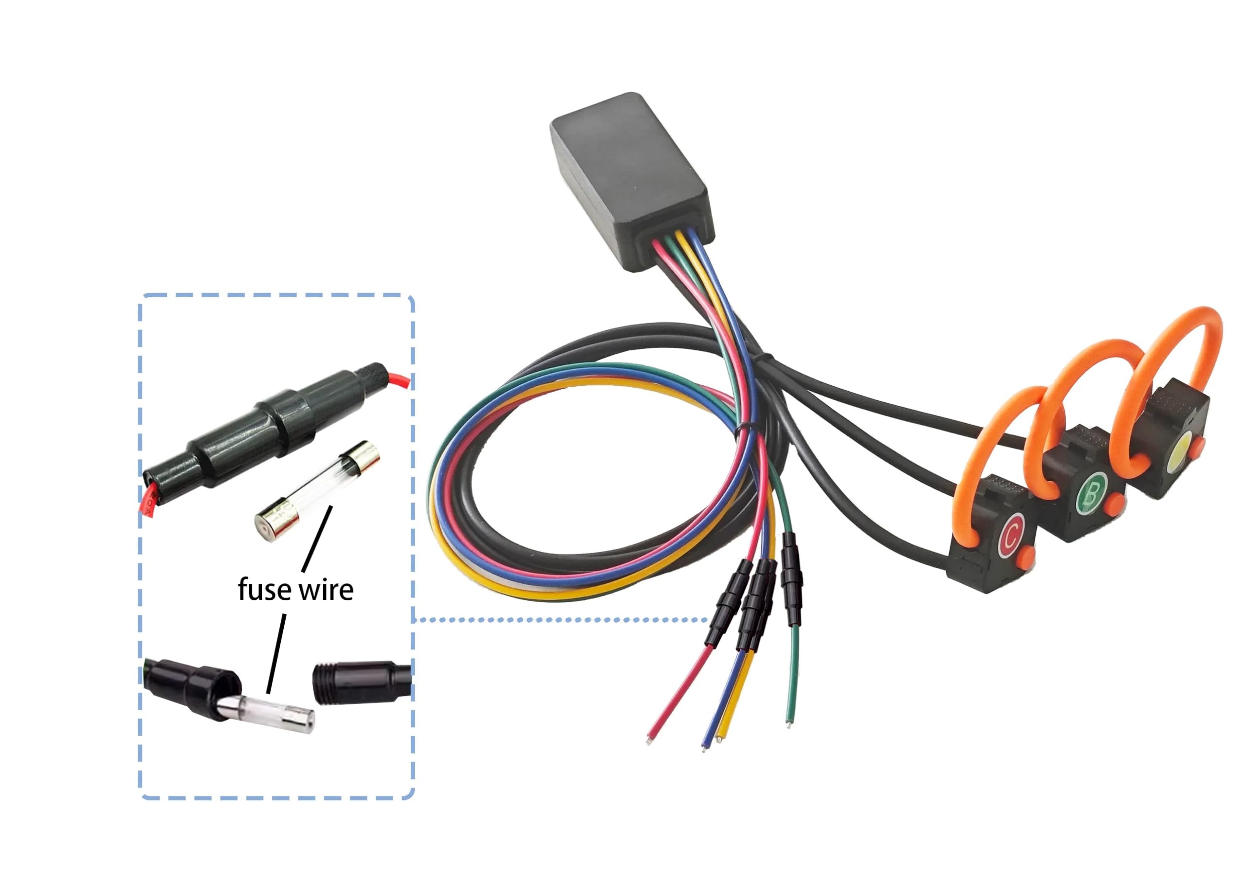 Netzqualitätsanalysator, MC-60 Kompaktes intelligentes Messgerät mit einer Größe von 37 mm x 75 for Leistungsanalyse und Energieüberwachung(MC60 500A (3pcs))