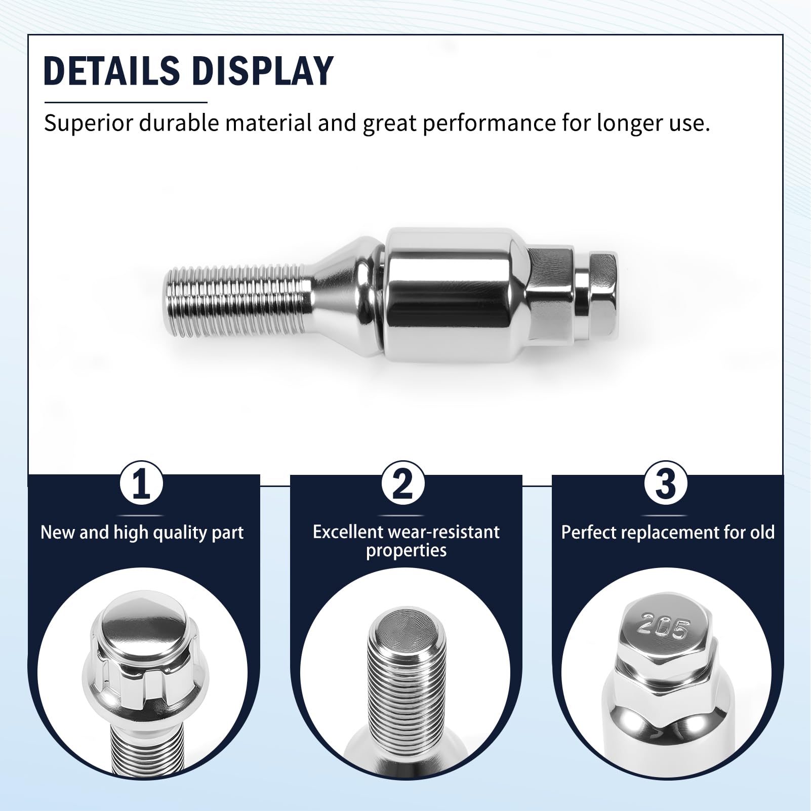 Bulloni Antifurto Per Cerchioni TRACER | M14 X 1,5, 27mm, Compatibili Con Audi, VW, Seat, Skoda - Foto 10