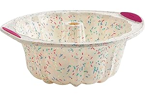 Trudeau Silicone Bundt Cake Pan: Savor Delectable Treats with Non-Stick Excellence