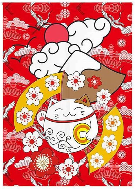 Amazon 洗面所 高気密 シンプル 暖簾 のれん 招き猫和風 風水 置物 遮熱 北欧デザイナー 暖簾分け のれん オンライン通販