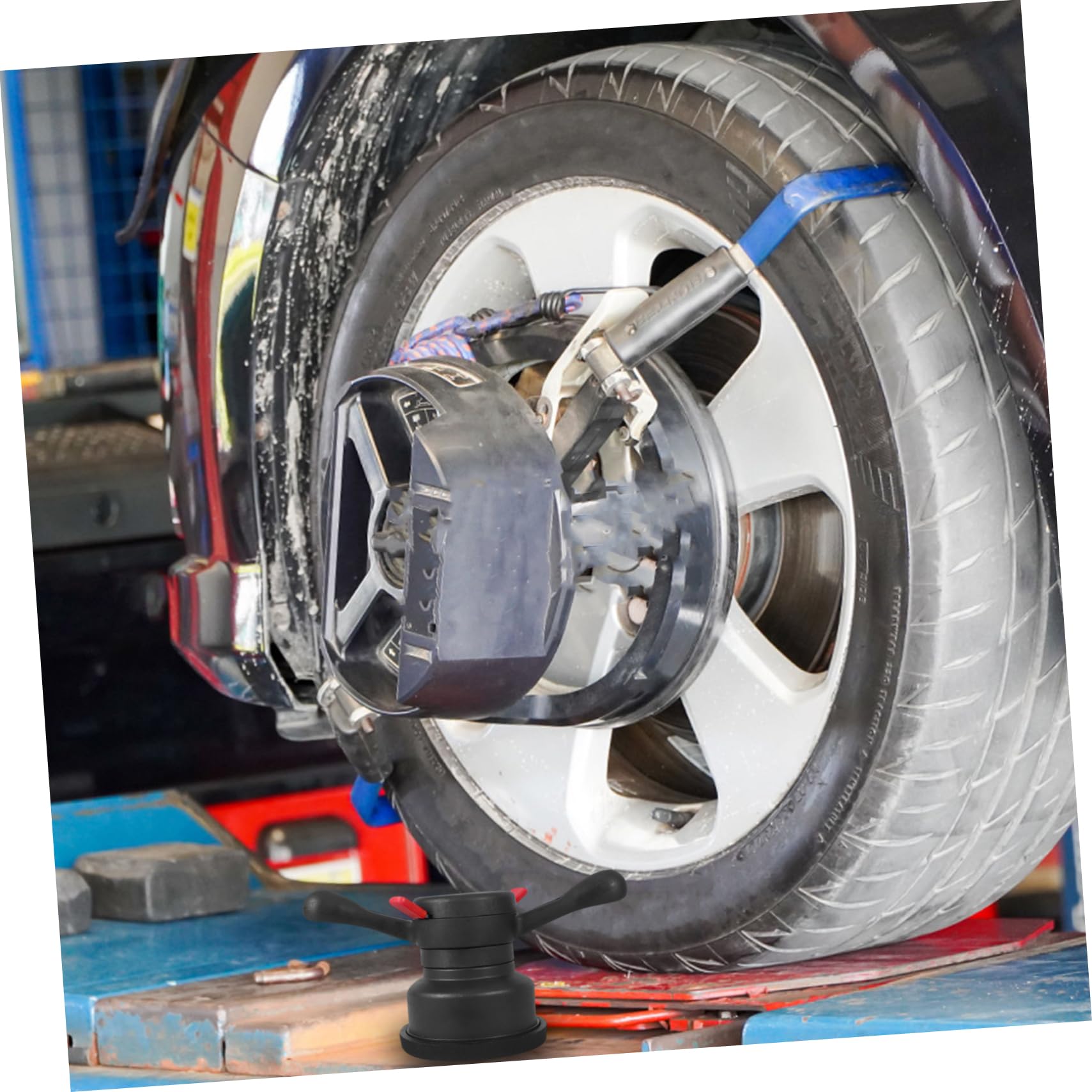 ABOOFAN Herramienta Rápida para Tuerca de Equilibradora de Ruedas de Coche Material Abs y Goma, Ligera y Conveniente para Cambio y Balanceo de Neumáticos