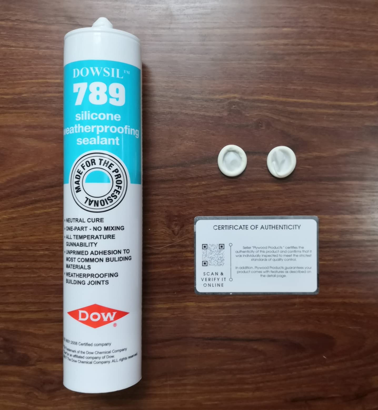 789 AC Silicone Weather Proofing Sealant (WHITE) | With Covers & Authenticity Card