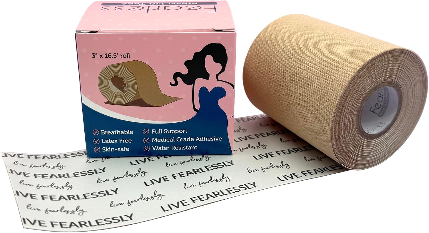 Fearless Breast Lift Tape Roll Beige