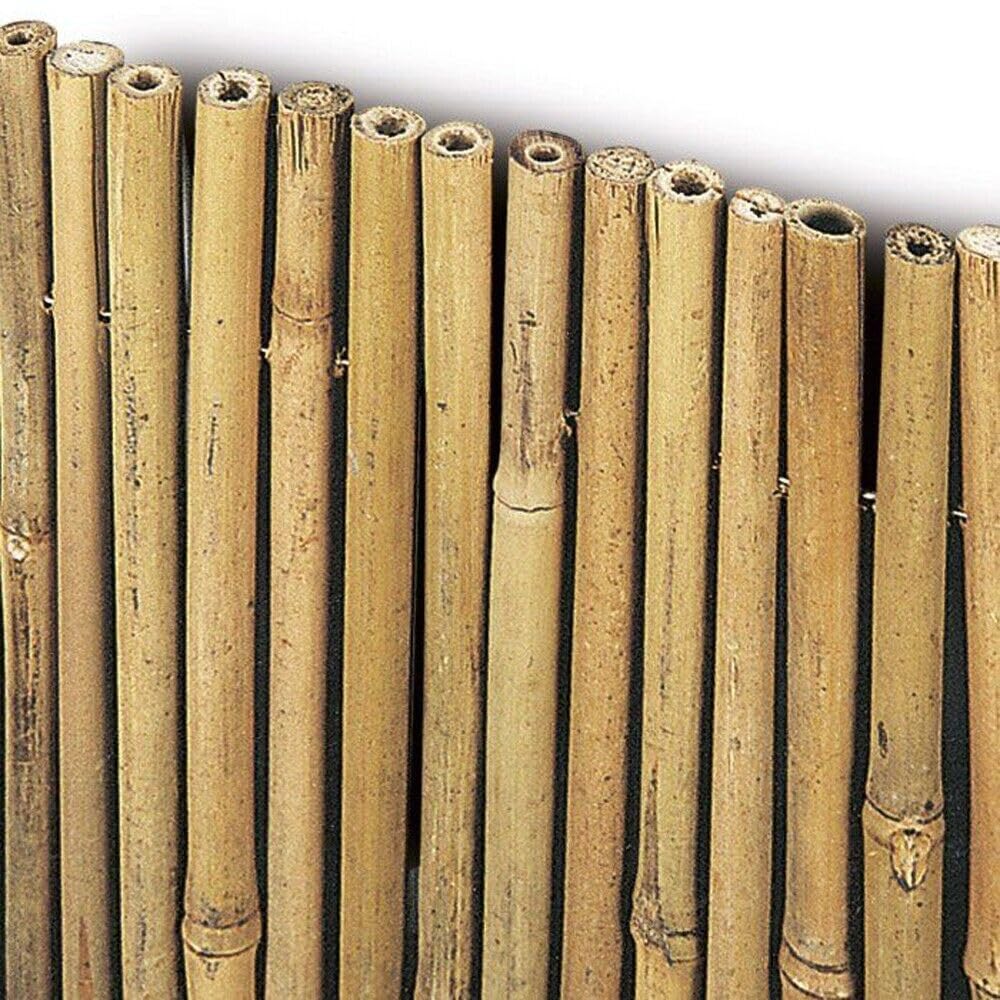 ARELLA CANNICCIO BAMBOO STUOIA CANNETTE RILEGATE Ø14-18mm CANNA PULITA 3x1m
