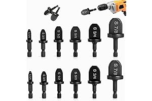 12-Piece HVAC Repair Kit: Swaging Tool Drill Bit Set for Air Conditioner and Refrigeration Lines