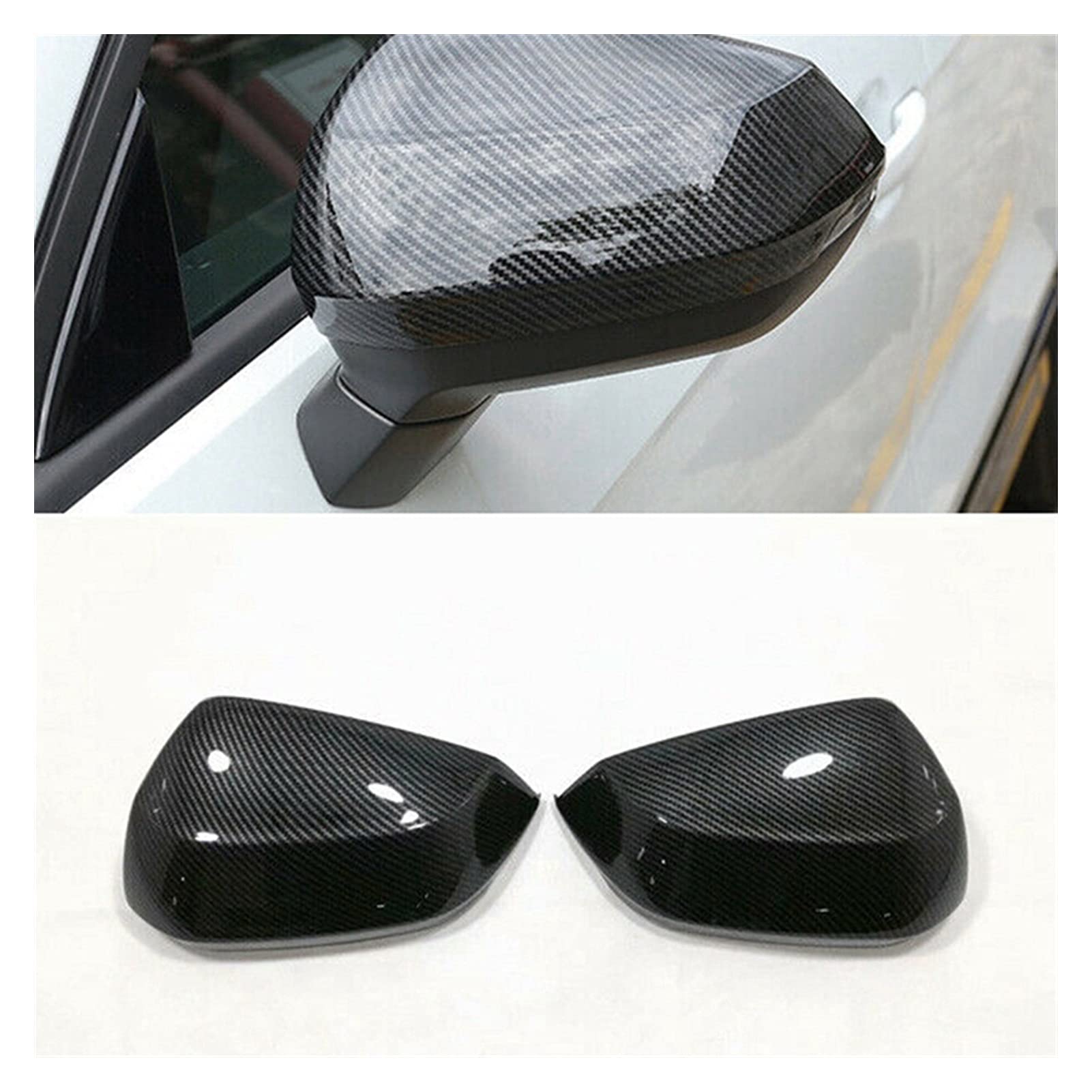 Amazon | サイドミラーカバー ために アウディ Q3 2019カーボン  