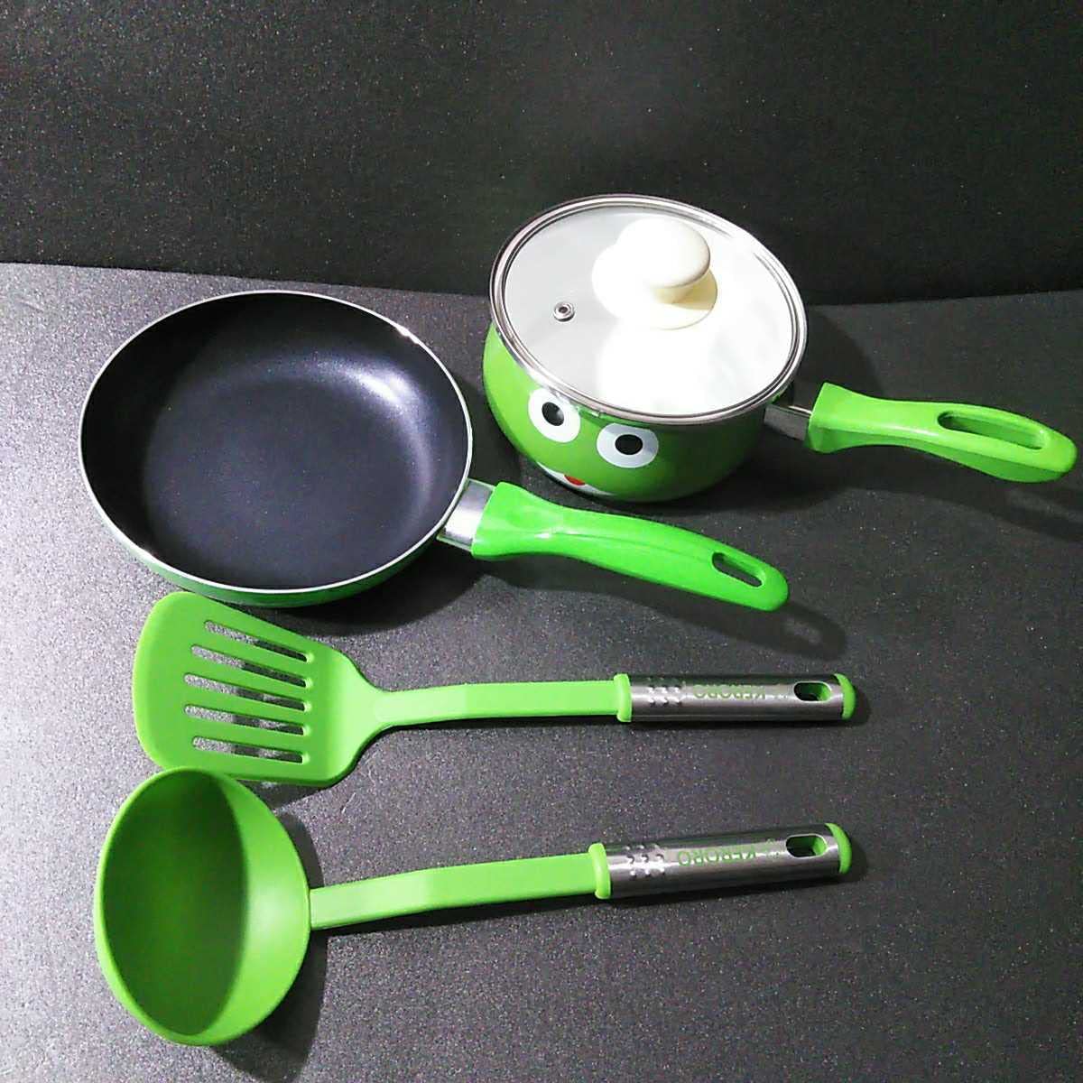 Amazon.co.jp: ケロロ軍曹蓋片手鍋(ホーロー 1個 フライパン 1個