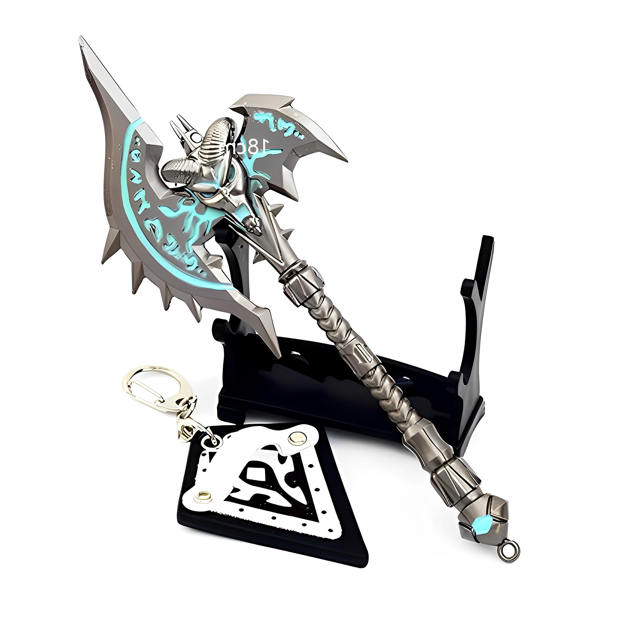 Model ekspozycyjny, Model Shadowmourne, 18 cm/7,1 cala, w całości wykonany z metalu, podstawką, miniaturowa dekoracja biurka