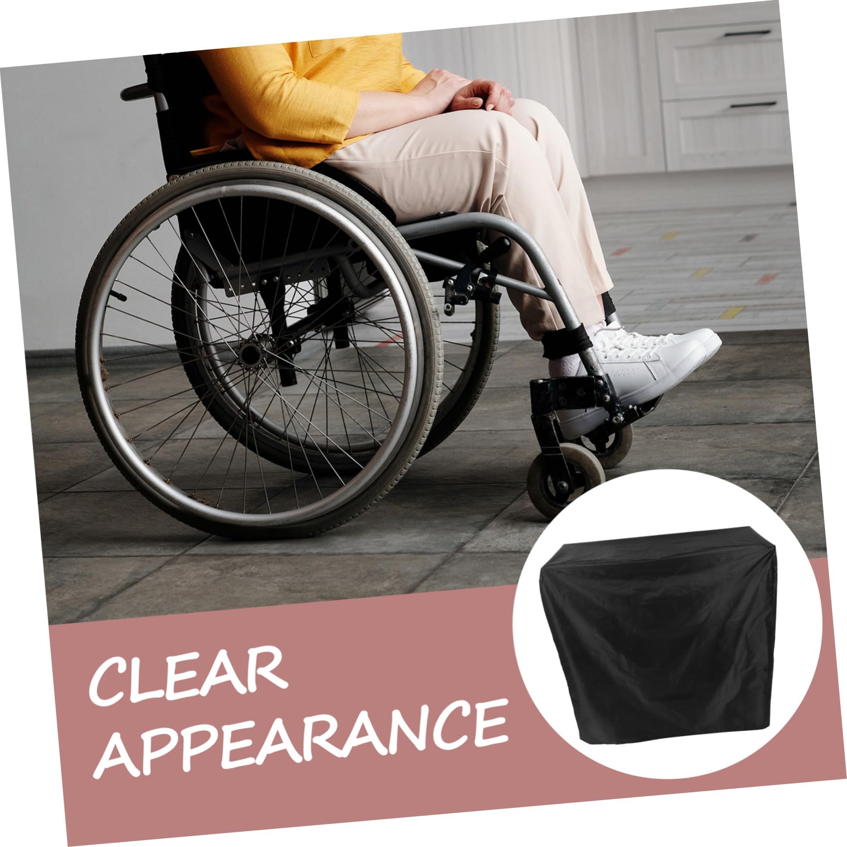 Funda Protectora de Tela Oxford para Silla de Ruedas Eléctrica Gran Cobertura y para Exteriores Uso en Todas las Estaciones
