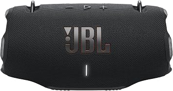 JBL Xtreme 4 Black Portable Bluetooth Speaker w/divvi! Hardshell Case Bundle