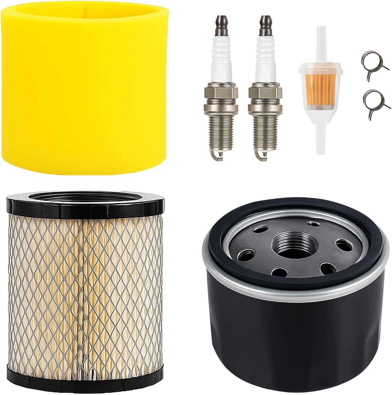 LT2000 T2200 Air Filter Oil Filter Tune Up Kit for Craftsman YT3000 YS4500 YTS3000 T1400 42" 46" Lawn Tractor Riding Mower with 19.5hp 20hp 21hp Engine