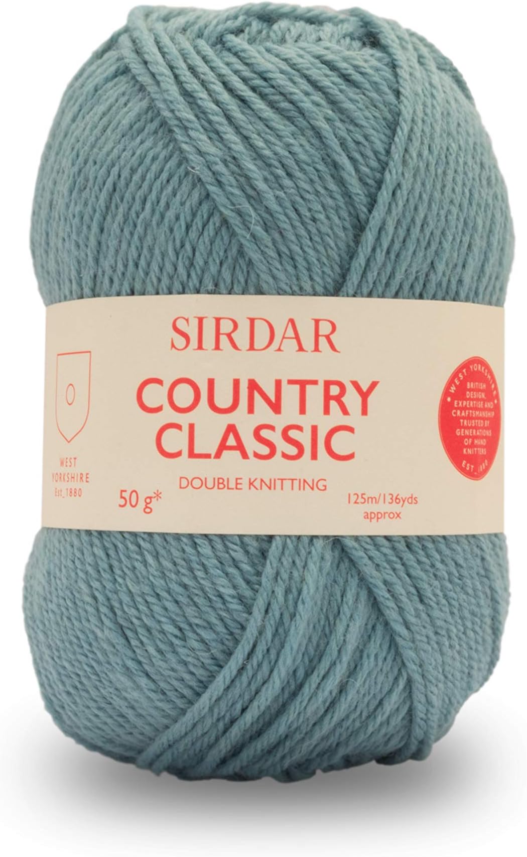 Sirdar Country Classic DK Double Knitting, Duck Egg Blue (864), 50g