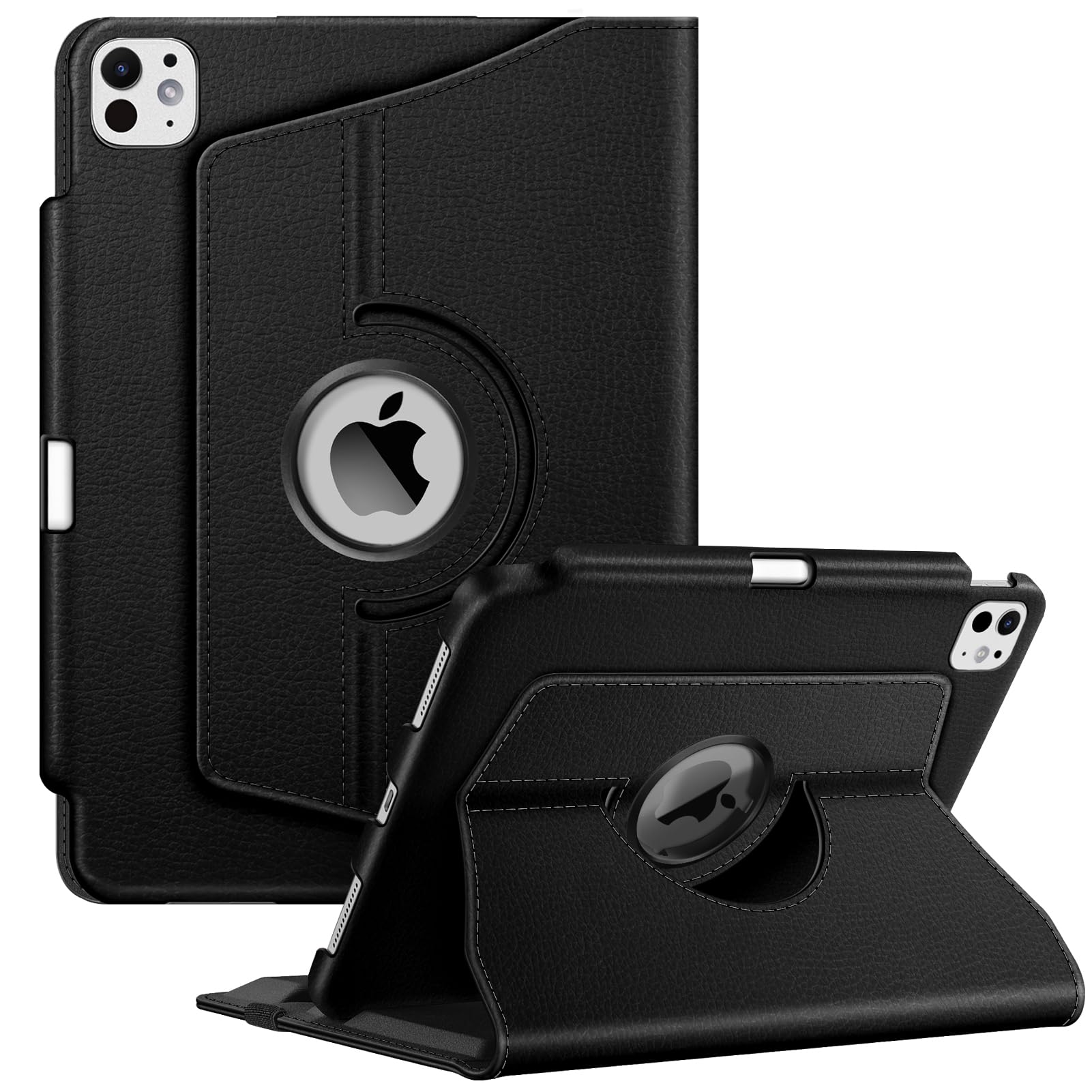 Fintie Funda giratoria para iPad Pro de 11 pulgadas M4 (2024) (número de modelo: A2836/A2837/A3006) - Funda protectora giratoria de 360 grados con soporte para lápices, apagado y encendido automático,