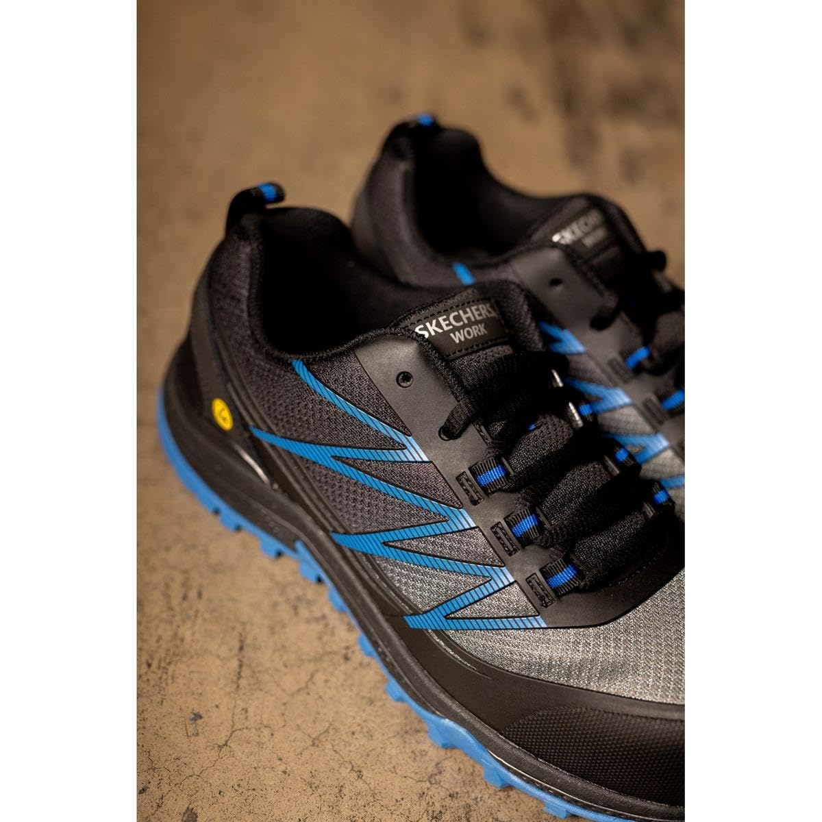 Skechers Puxal Punta Composita Nero/Blu, Nero e