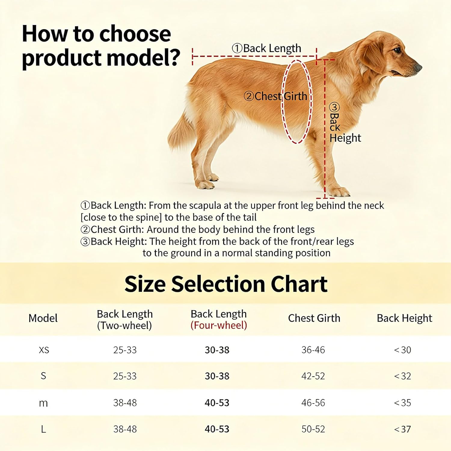 Small Big Animal Cart with Tough ABS Frame Helps Pets Regain Mobility Easy Pet Wheelchair