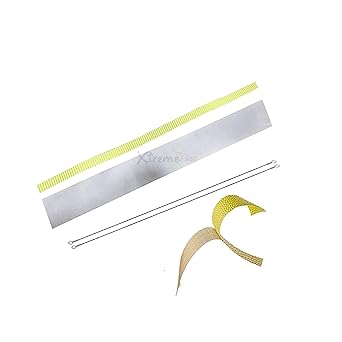 XtremeFast Sealing Machine Heat Sealer Flat Metal Wire Teflon & Heating Element Strip (12inch -1.5mm Sealer Thickness) Suitable for All Company Sealing Machine