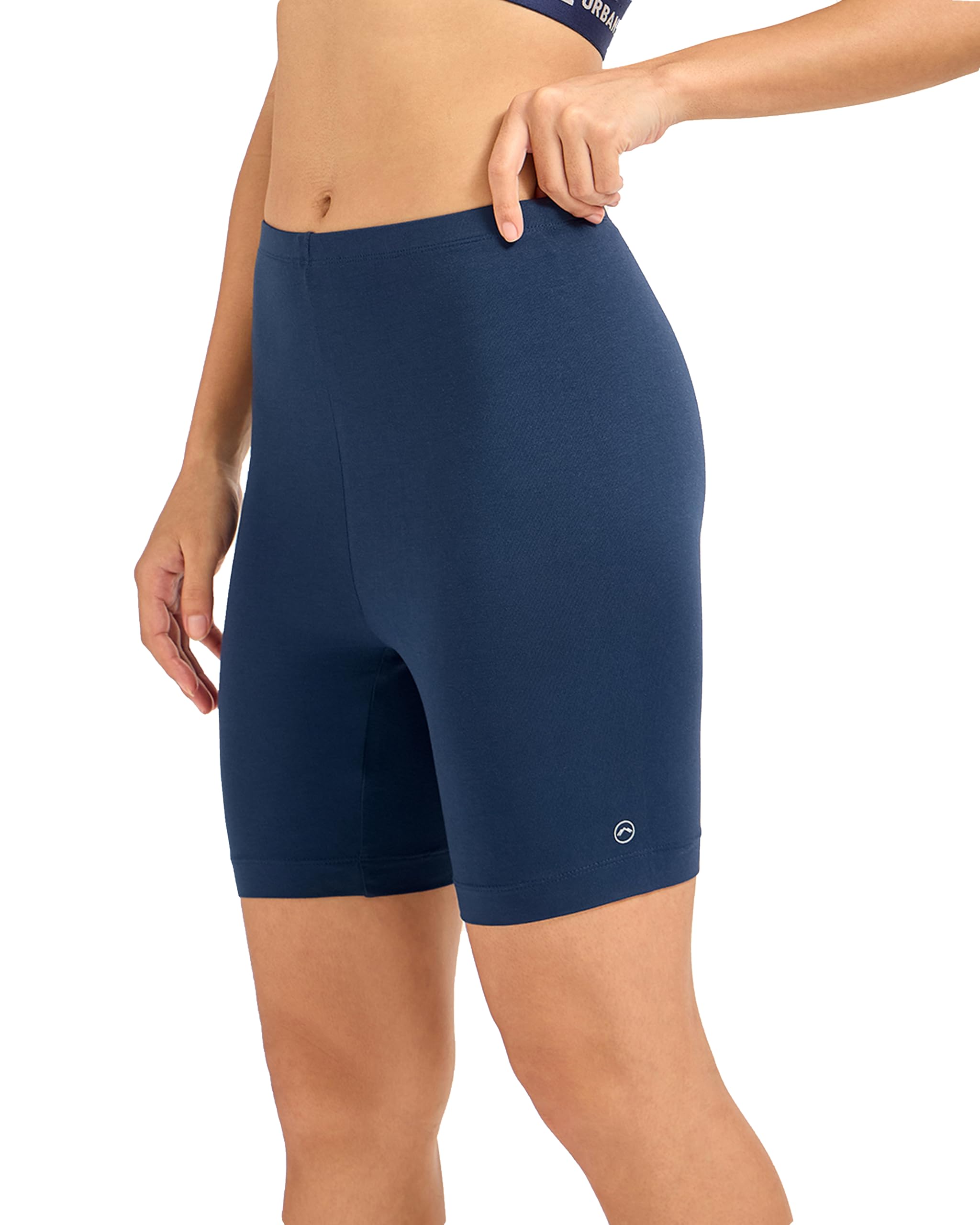 URBAN ADVENTURE Modal Cycling Shorts for Women - High Coverage Gym Tights - Stretchable Fit - Second Skin Comfort-picture-1
