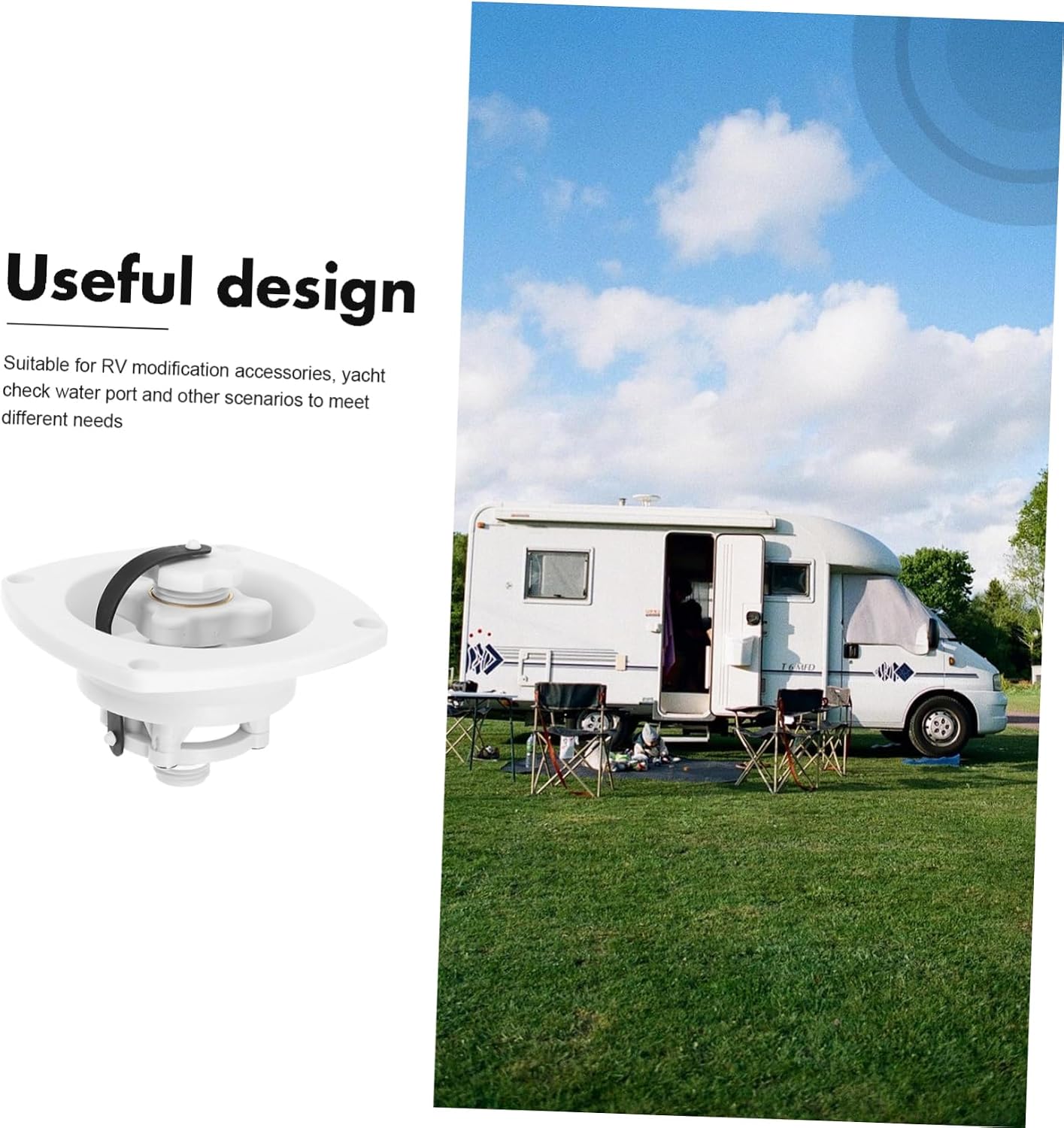 Rv Water Inlet Filler Cap Trailer Rv Water Fill Inlet Material Leakproof