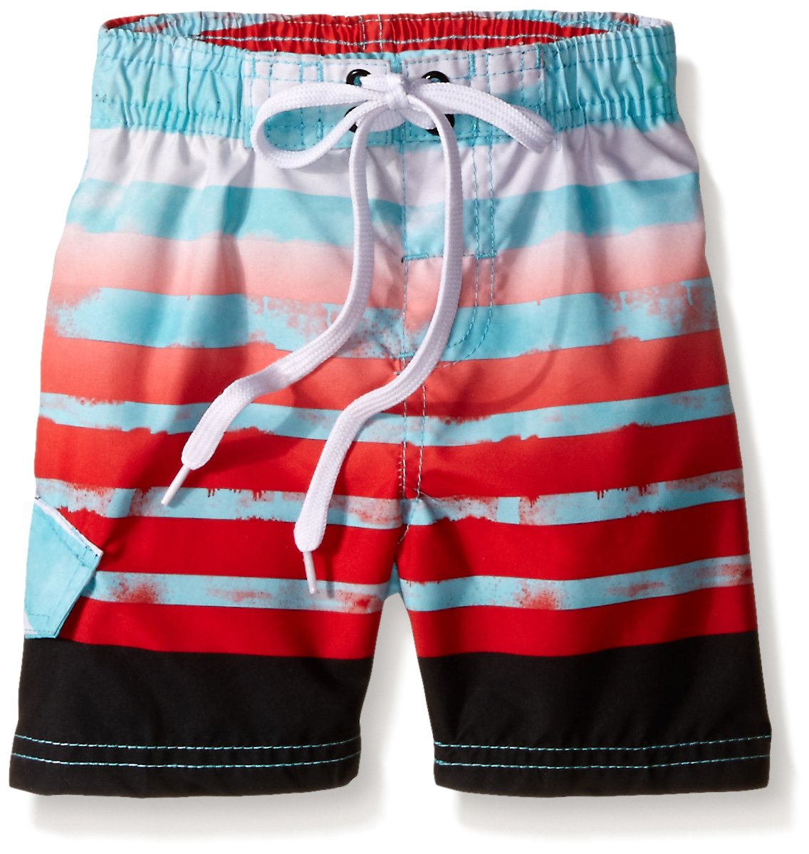 Kanu Surf Boys' Reflection Stripe Swim Trunk