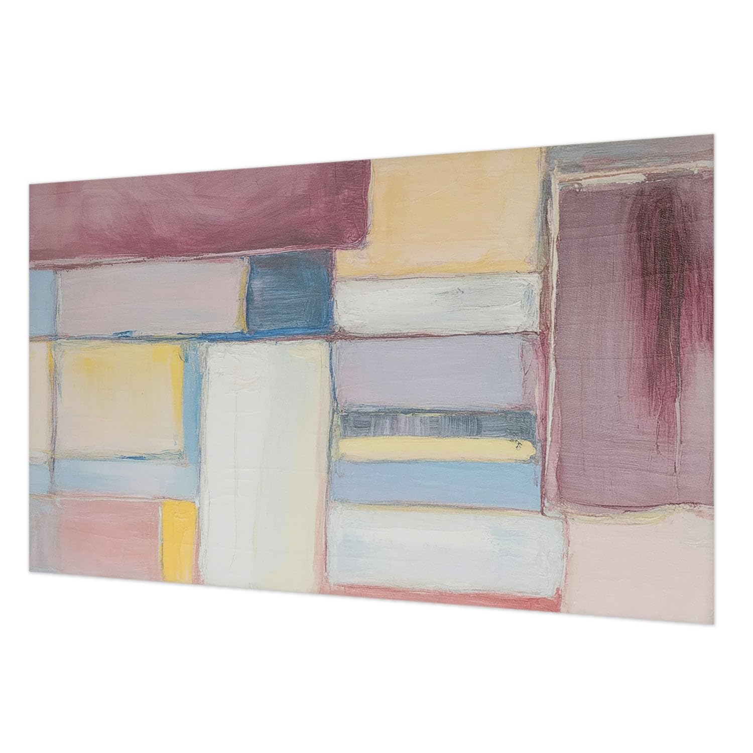 Impression de haute qualité pour ce grand décor mural intissé géométrique
