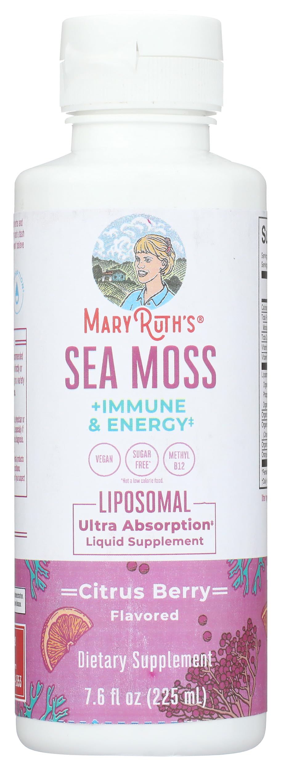 MARYRUTH'S Sea Moss + Immune & Energy Liposomal 140mg Irish Sea, 7.6 oz — Amazon image 4