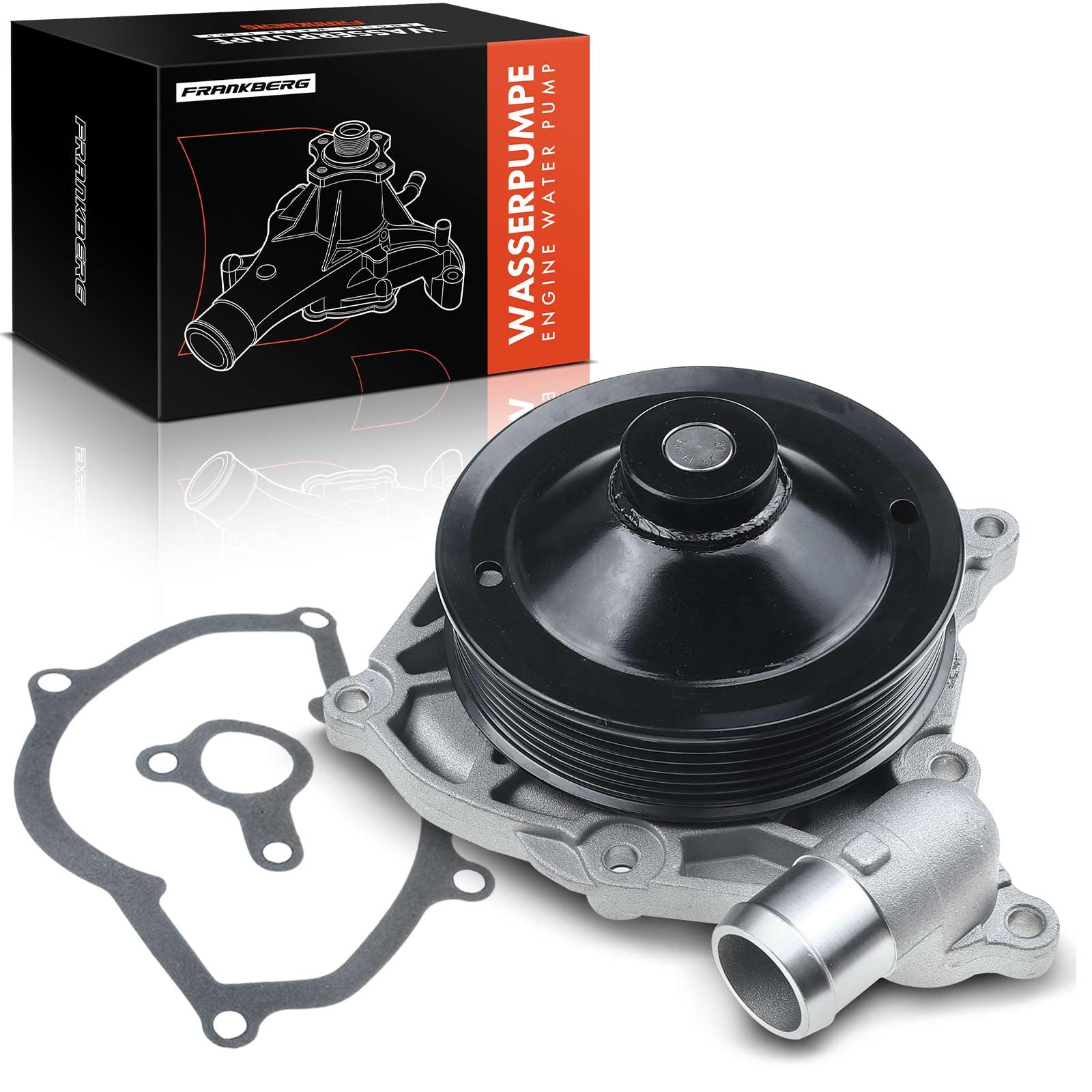 Frankberg Pompa dell'acqua 99610601153 | Compatibile con: 911 Targa 996, 911.996, 911 Cabriolet 996, B.o.x.s.t.e.r 986
