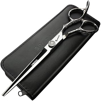 Professional 7-inch Steel Scissors Tools, Hairdressers Direct Shear, Special Activities Scissors