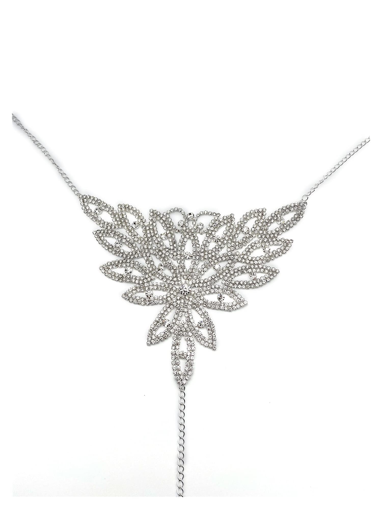 Körperkette Die Form der Blume Frauen Sexy Body Schmuck Bras Luxus Tangas Taille Kette Junges Mädchen Pornografie Bikini Anzug Glänzend Unterwaren Für Frauen und Mädchen