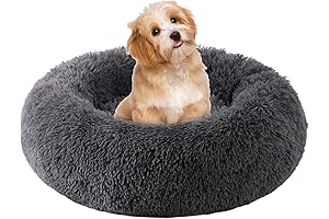 Donut Cuddler Calming Pet Bed for Cats