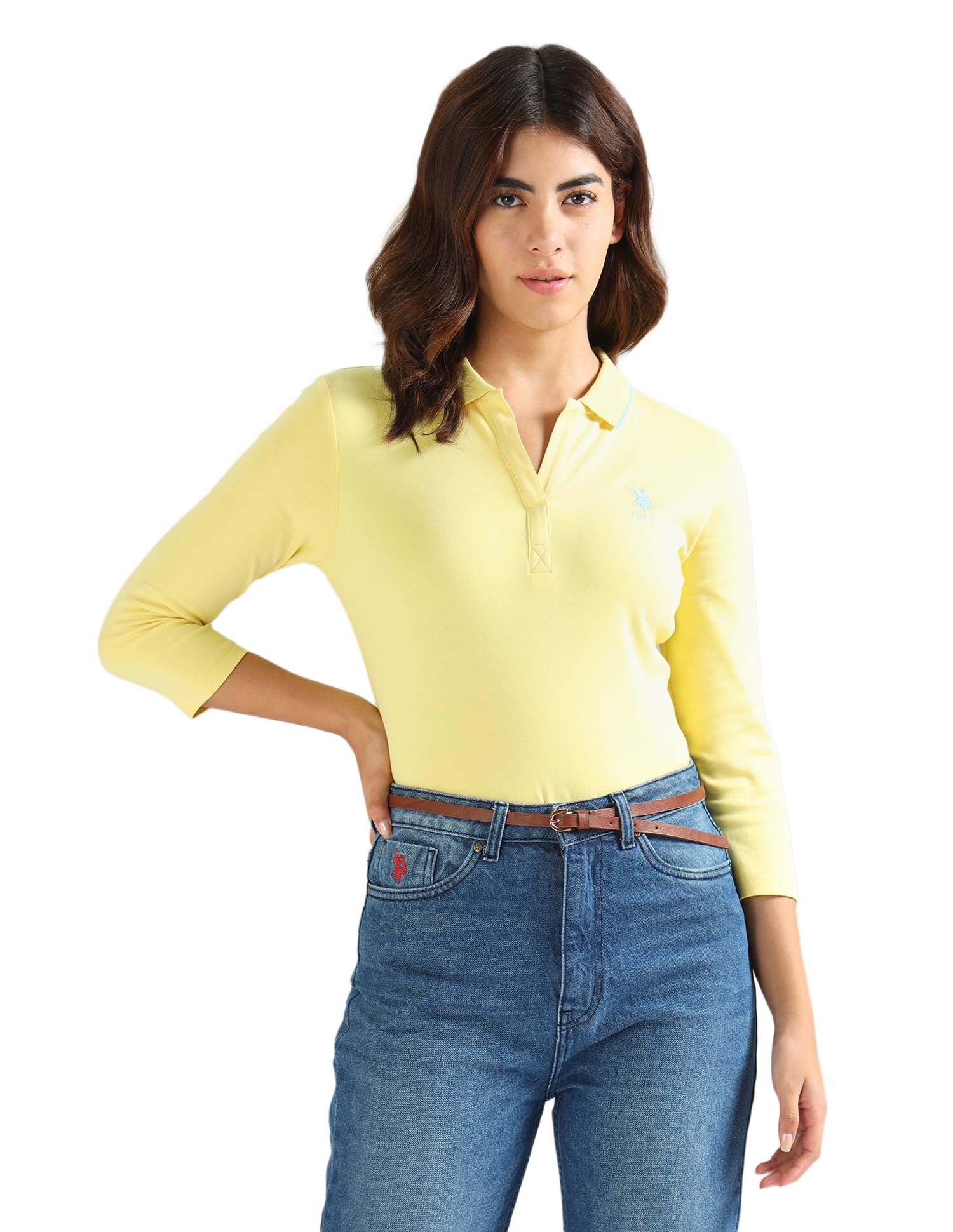u.s. polo assn. Women's Polyester Regular Fit Shirt-picture-23