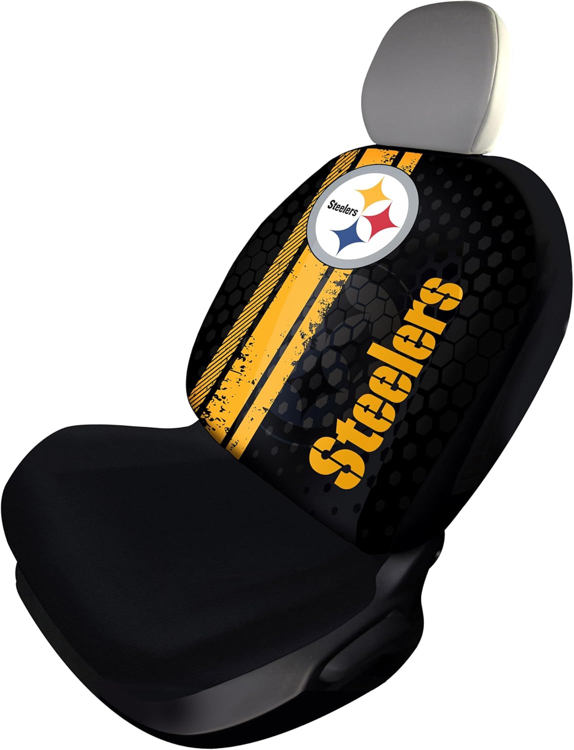 NFL - Pittsburgh Steelers SEATCOVERRALLY-Pittsburgh Steelers Rally Seat Cover - Full Color Vivid Design - 1pc