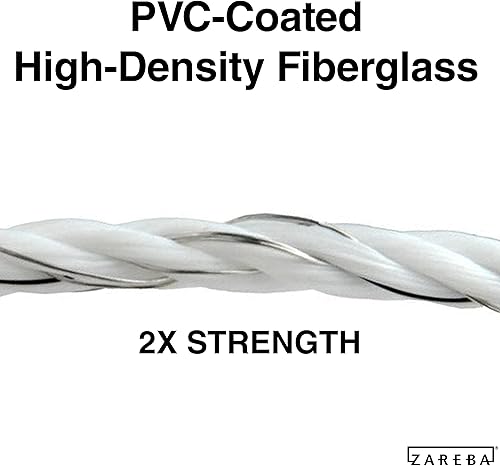 Miniatura 4 de Zareba HDR656WA-Z 656 pies de cercas eléctricas de 0315in de polietileno de alta resistencia blanco y aislante de poste en T estándar ITY-Z 25 por