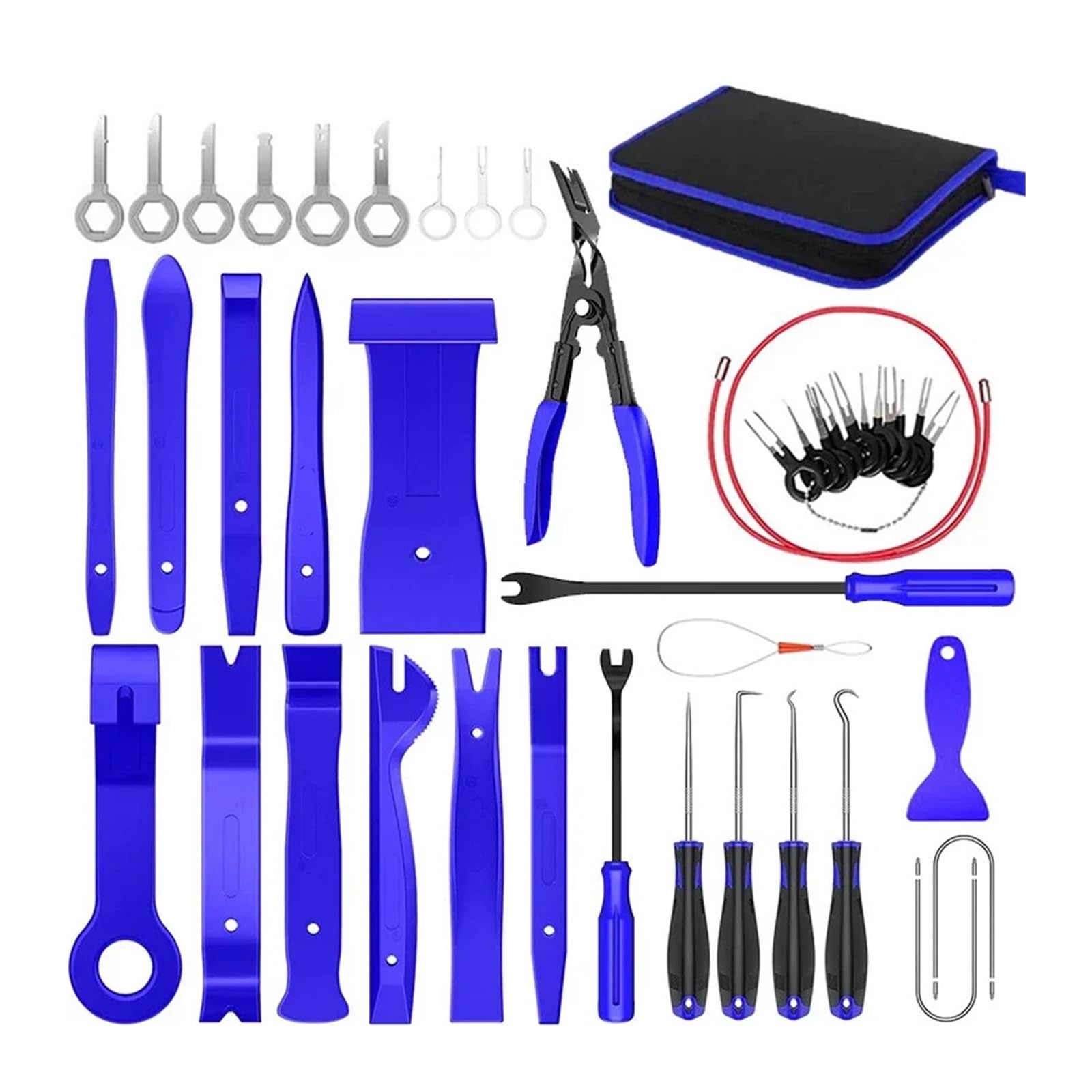 Home Repair Toolkit Hand Tool Set Pry Disassembly Interior Door Clip Panel Trim Dashboard Removal Kit Auto Car Opening Repair