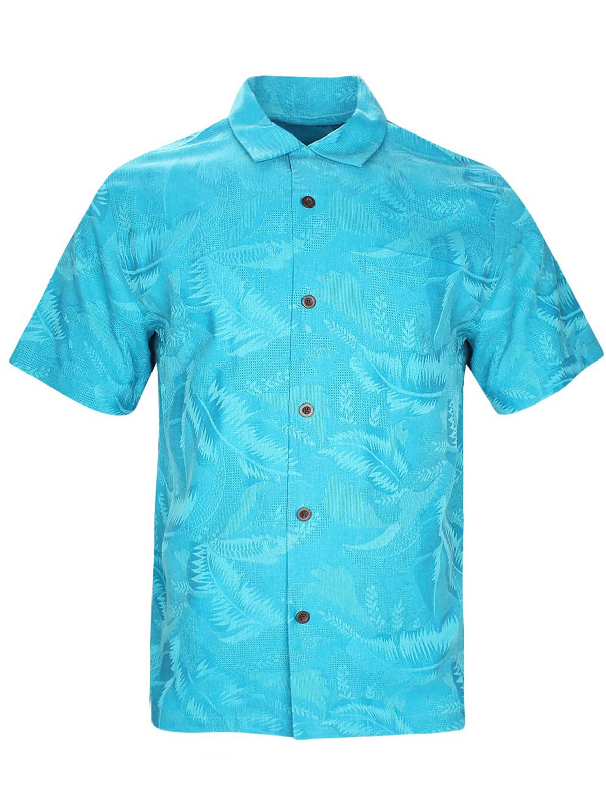 Mens Hawaiian Shirts Silk Botton Down Short Sleeve Shirts Tropical Casual Beach Shirt Camp Shirts
