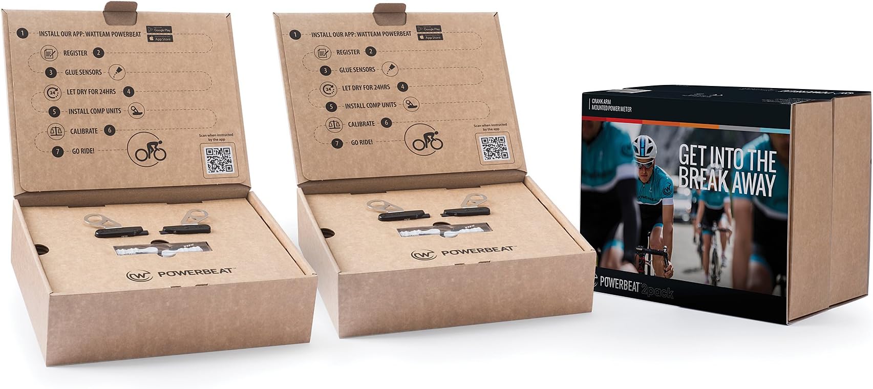 Watteam Powerbeat 2-Pack Two Dual Leg Power Meters