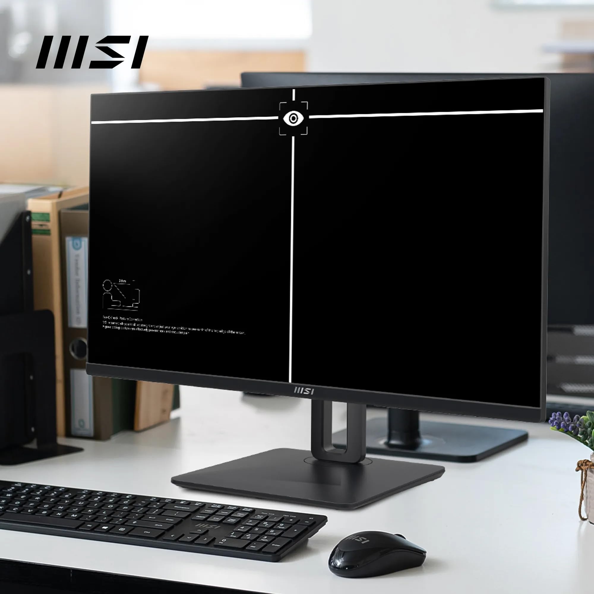 MSI PRO MP251P Monitor FHD 24,5" - IPS (1920 x 1080), 100 Hz, schermo Eye-Friendly, altoparlante integrato, 4 posizioni, HDMI 1.4b, D-Sub (VGA)