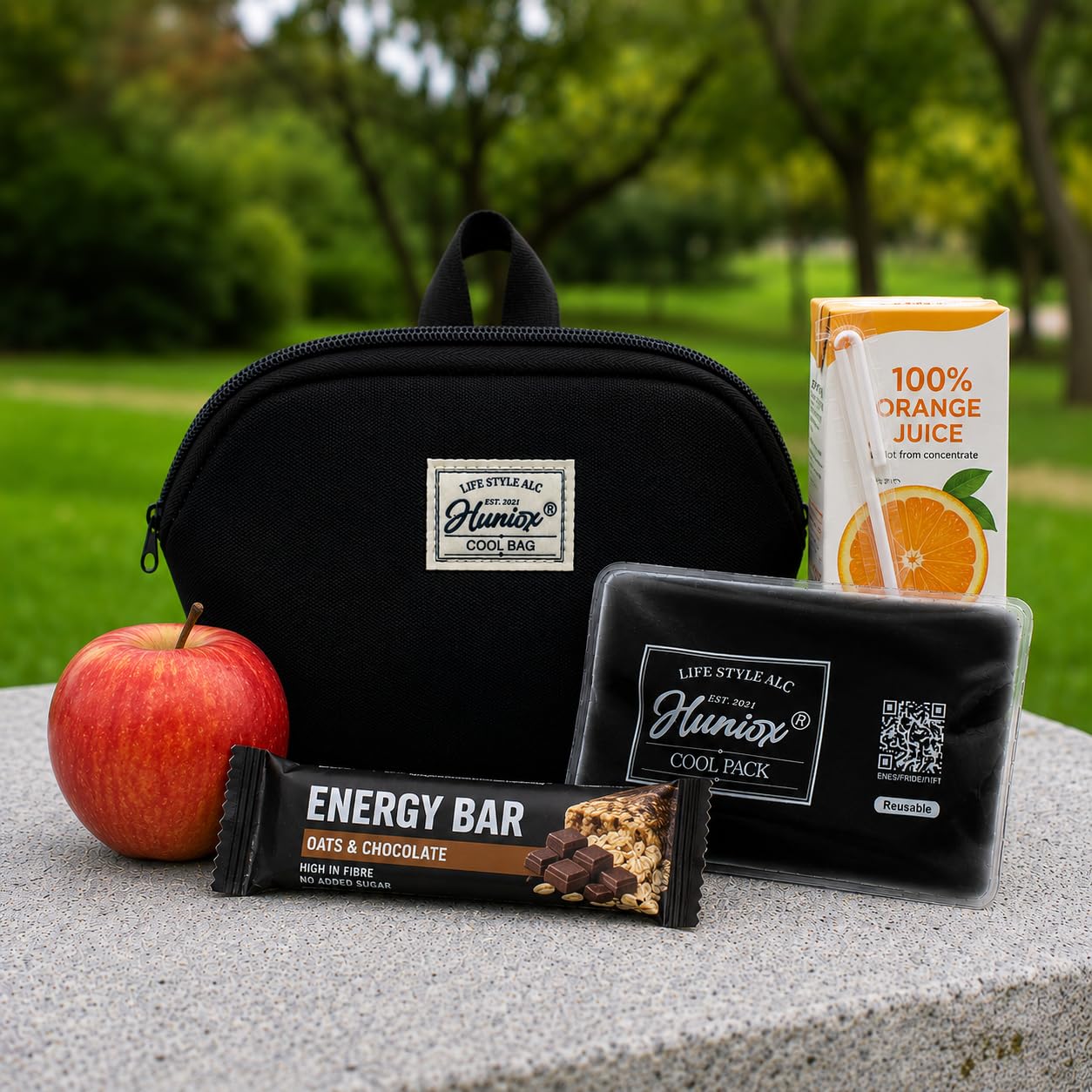 Torba na jedzenie do pracy dla kobiet – Torba na jedzenie do pracy – Torba na lunch dla dorosłych – Izotermiczna torba na jedzenie – 24,5×14×10 cm · 3L (Czarny, Przekąski)