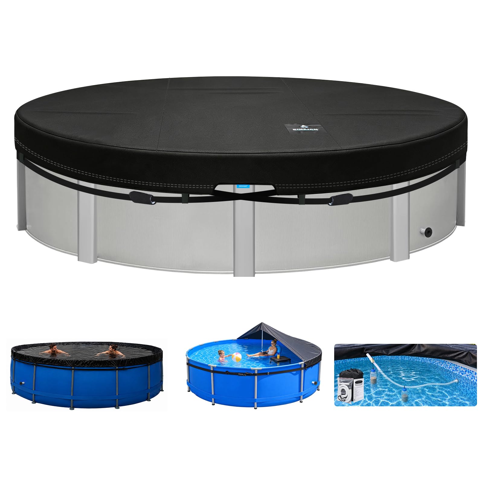 Photo 1 of SIHAIAN 28ft Round Pool Cover