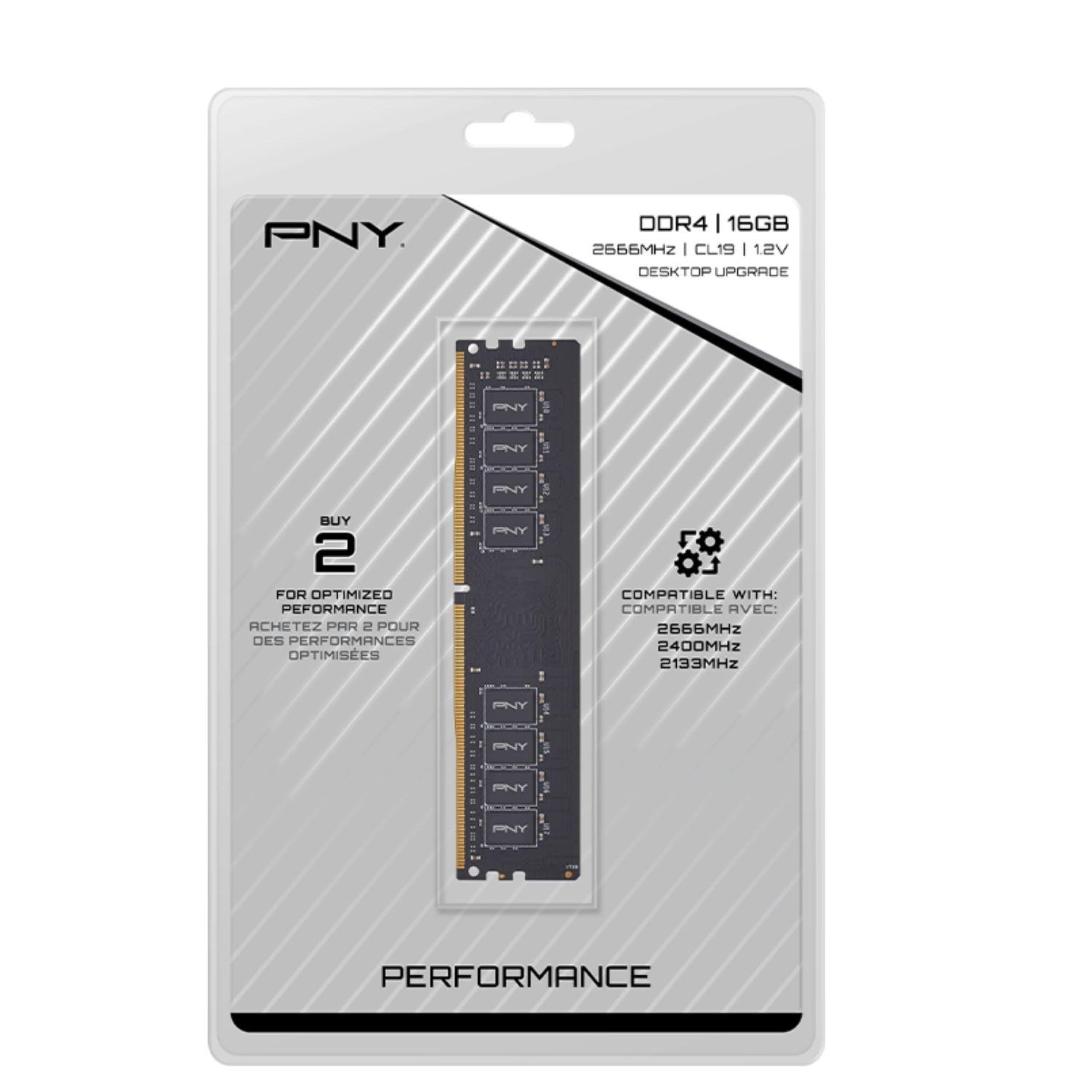 Amazon | PNY ブランド16GB デスクトップ用 メモリ DDR4-2666 CL-19-19 Amazon | PNY ブランド16GB デスクトップ用 メモリ DDR4-2666 CL-19-19