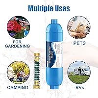 Vista 5 de 2 Packs of RV Inline/Marine Water Filter With Flexible Hose Protector, NSF Certified, Dedicated for Gardening, RVs, Campers, Trailer, Compatible