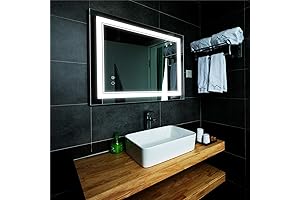 LED Bathroom Vanity Mirror with Lights, Anti-Fog and Dimmable - Perfect for Bathroom and Makeup