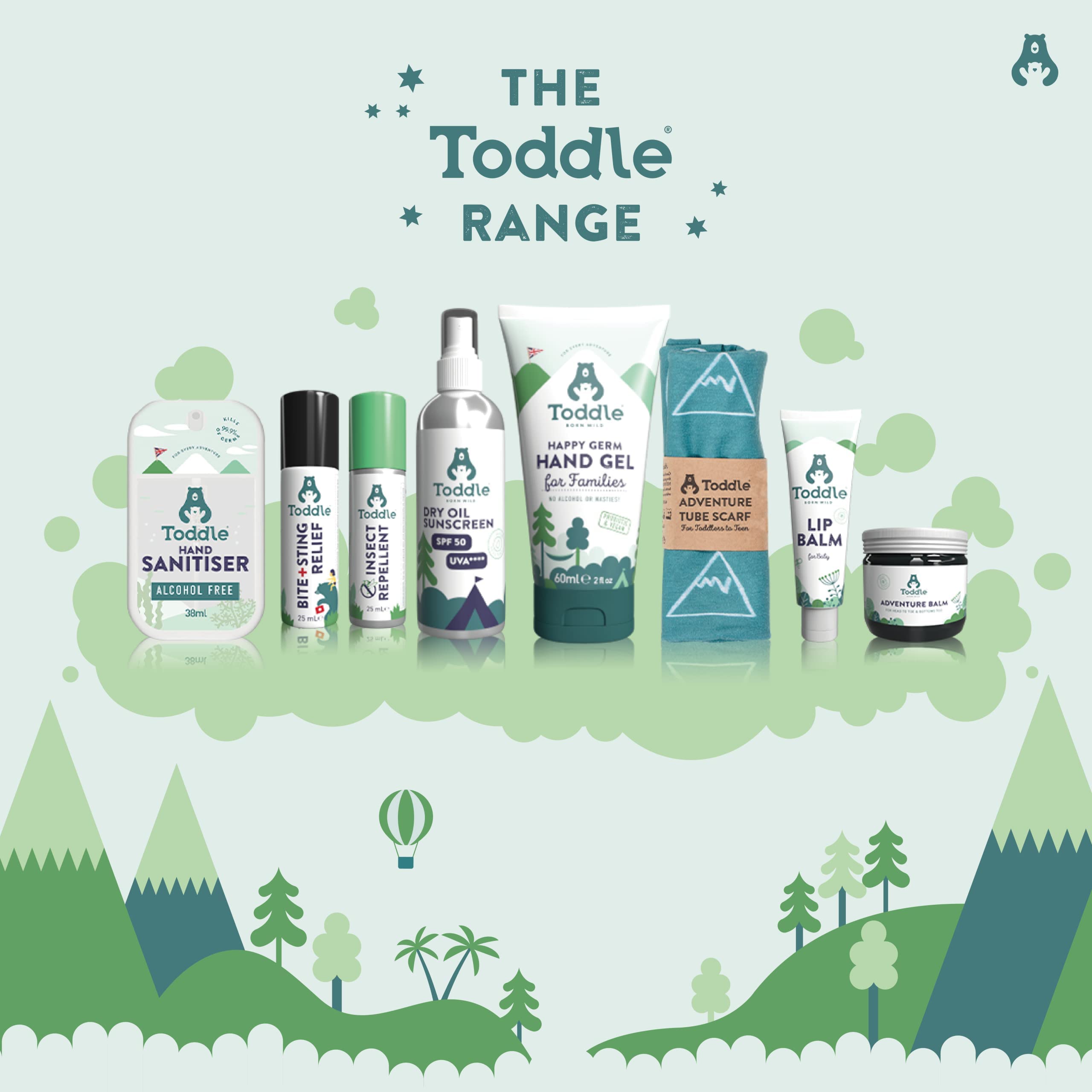 Toddle Lip & Face Balm 15ml Natural Moisturising Lip Balm for Babies